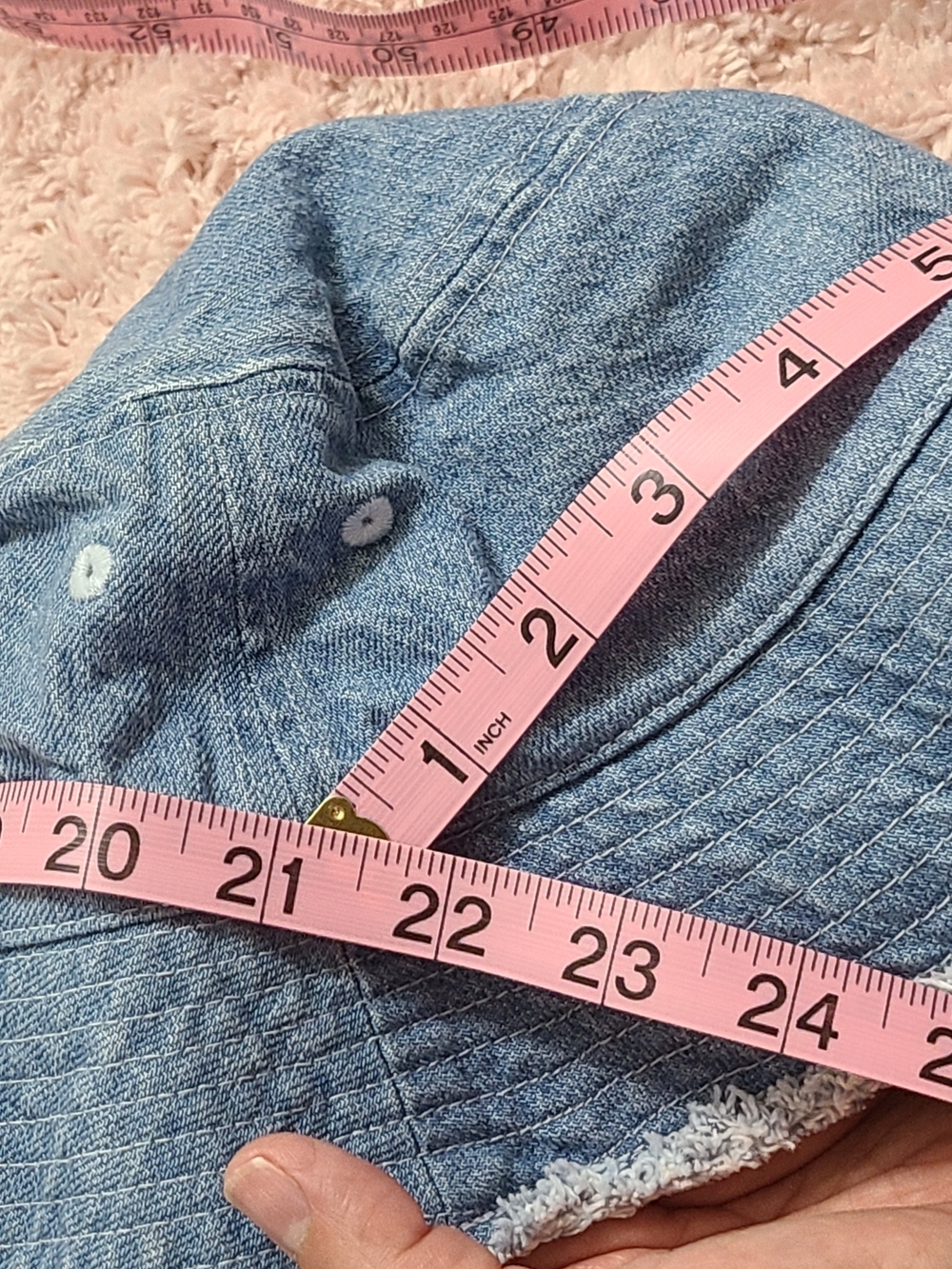 Blue Denim Toddler Bucket Hat